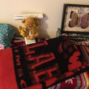 Vintage AL Crimson Tide Fleece Throw Blanket